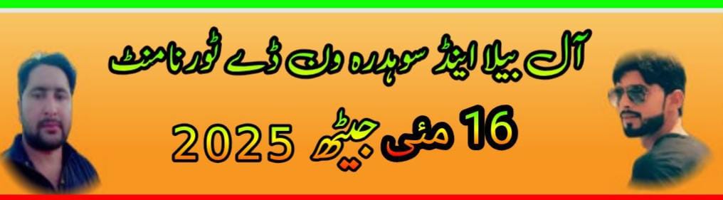 آل بیلا اینڈ سوہدرہ ون ڈے ٹورنامنٹ