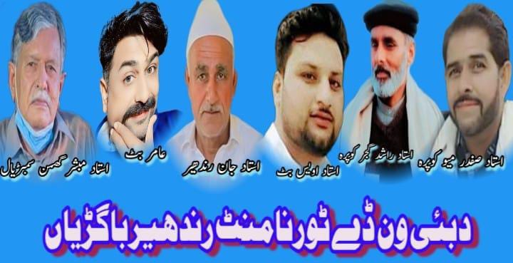 دبئی ون ڈے ٹورنامنٹ رندھیر باگڑی