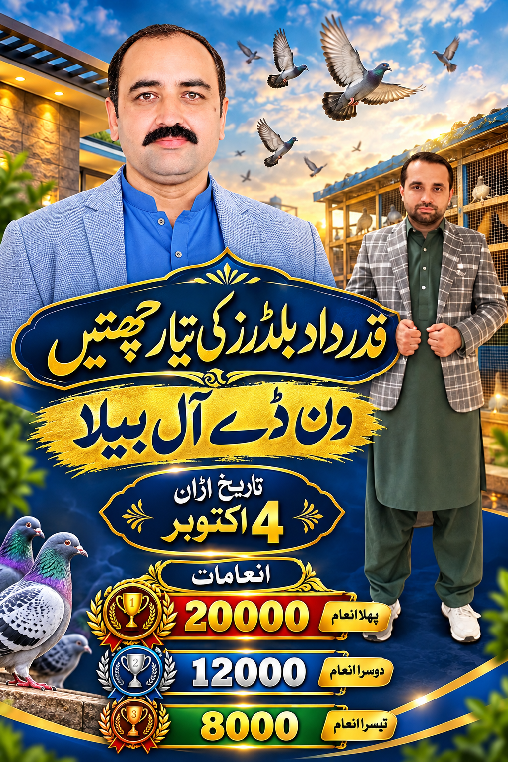 قدرداد بلڈرز ون ڈے آل بیلا 4 اکتوبر